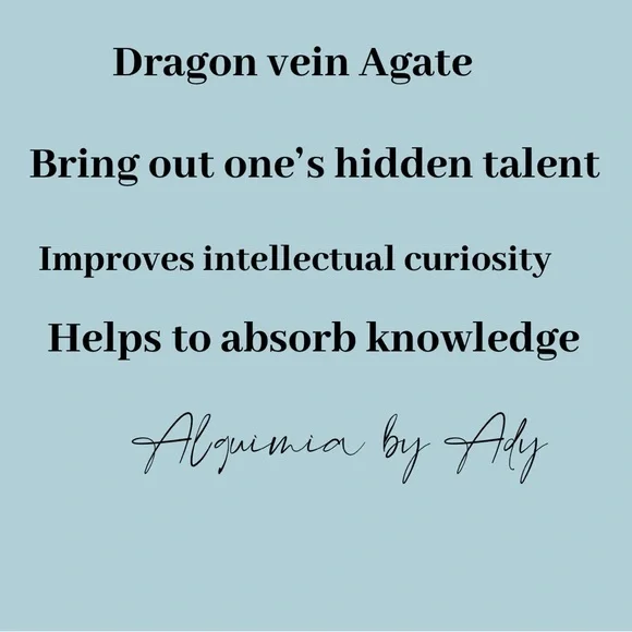 Dragon vein agate beaded bracelet/the power of the dragon - Picture 5 of 9